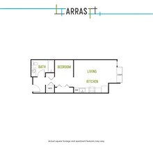 Studio A 2 1-909 floor plan